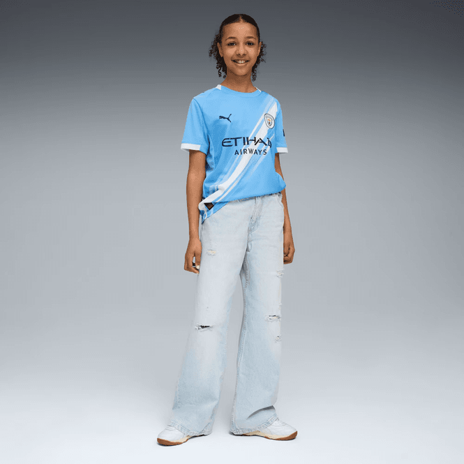 Hovedbilde MCFC Home Jersey Replica Jr