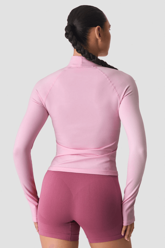 Smooth Seamless 1/2 Zip LS W