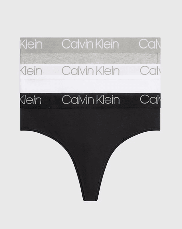 3PK HIGH WAIST THONG